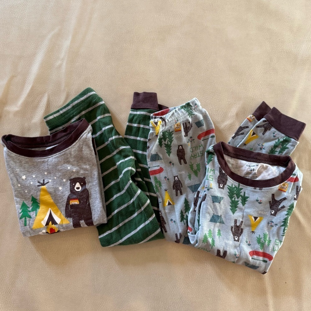 Carters boy Bundle of stay wild pajamas